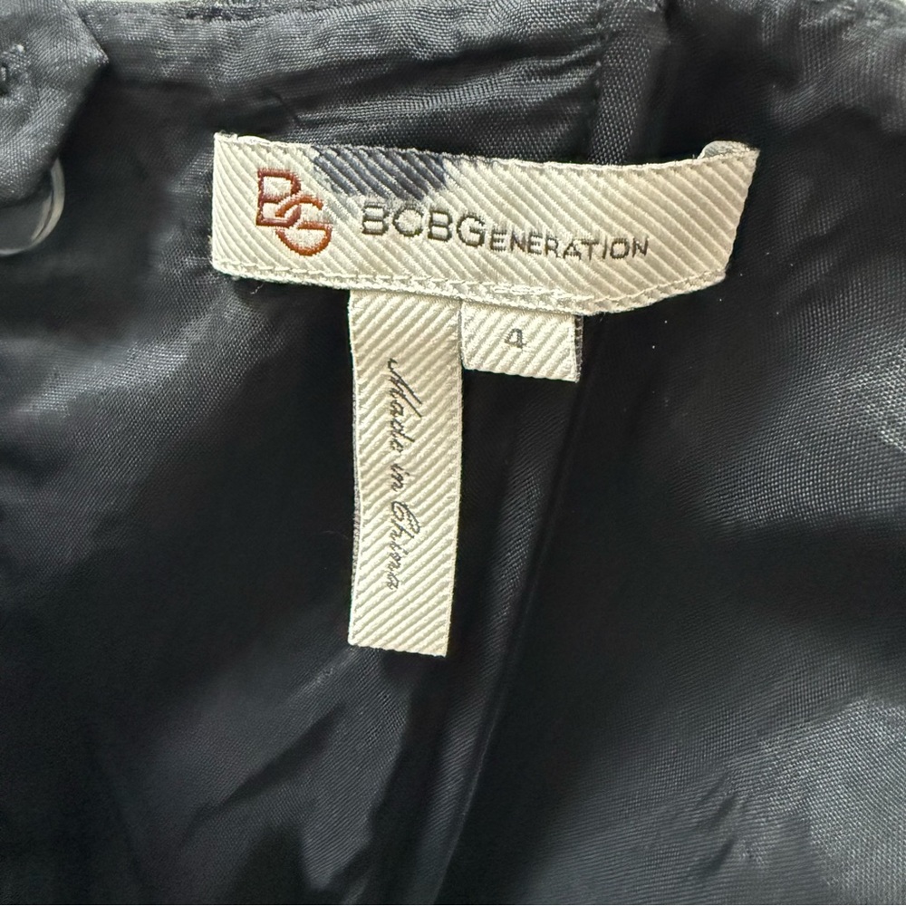 Bcbgeneration Strapless Black Ruffle Asymmetrical… - image 3